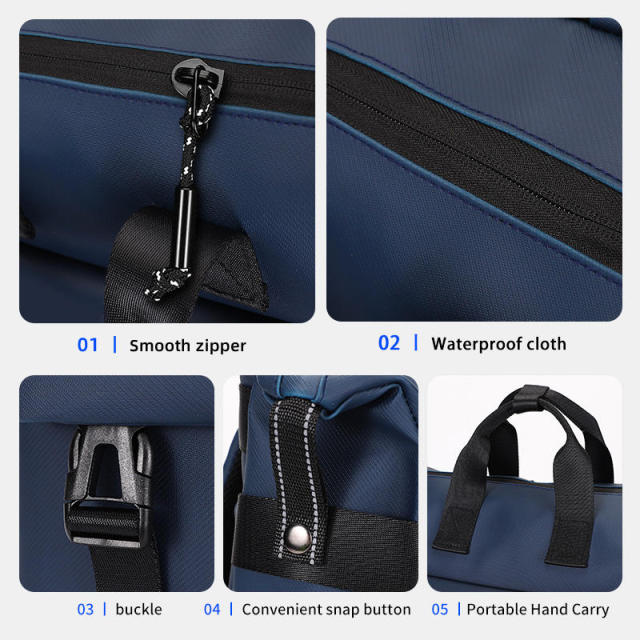 Multi Functional Expandable Laptop Backpack Water Resistant Custom Logo Computer Backpack With Strap Office