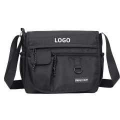 Wholesale Waterproof Geometric Wear-resistant Oxford Crossbody Bag Multi-pocket One Shoulder Sling Bags Vintage Casual