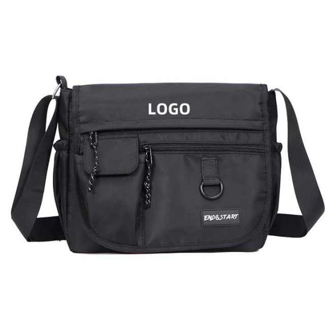 Wholesale Waterproof Geometric Wear-resistant Oxford Crossbody Bag Multi-pocket One Shoulder Sling Bags Vintage Casual