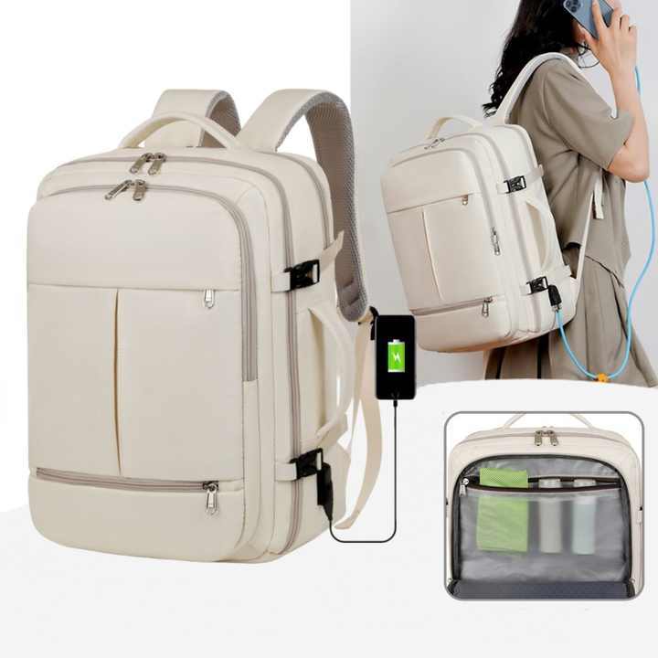 Custom logo Large Capacity Luggage Backpack Waterproof Oxford Student Laptop Backpack Outdoor Travel Backpack With USB