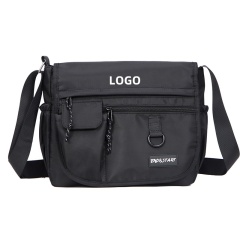Wholesale Waterproof Geometric Wear-resistant Oxford Crossbody Bag Multi-pocket One Shoulder Sling Bags Vintage Casual