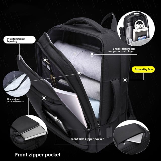 Factory Wholesale Custom Large Capacity Teenage School Bag Lightweight Men's Trip Bag Business Waterproof Laptop Bags