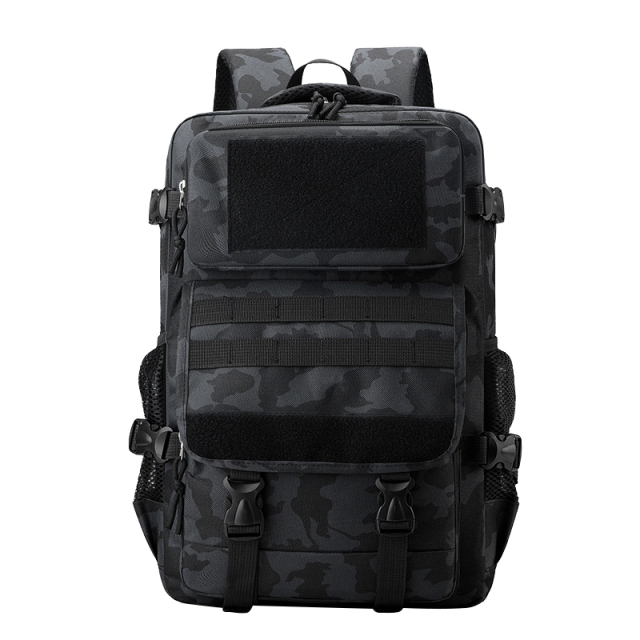 Computer Tactical Backpack with Padded Laptop Sleeve, Durable Oxford Cloth Bag with Breathable Straps