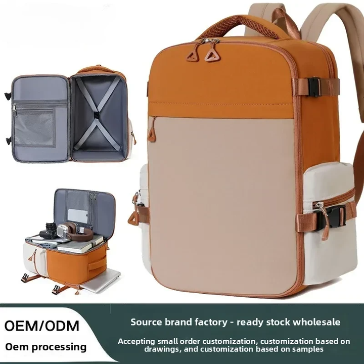 Custom Logo Waterproof Business Travel Bag Men 15.6 Inch  Laptop Backpack with Large Capacity Anti-theft School Daypack