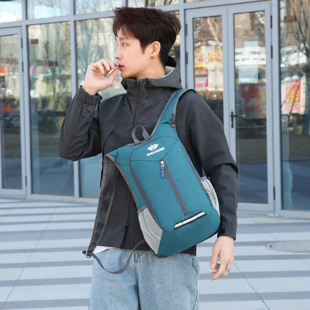 Wholesale Waterproof Outdoor Lightweight Folding  Backpack Unsix Foldable Travel Bags Large Capacity Hiking  Backpack