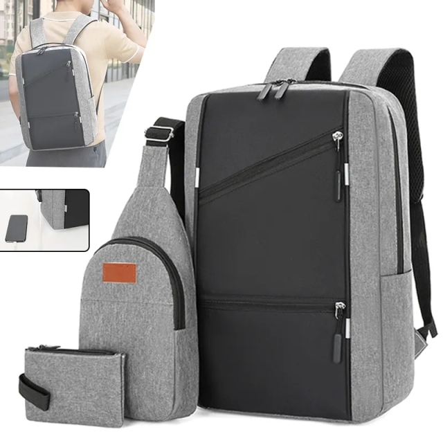 Low Moq Nylon Laptop Backpacks School Bags Custom logo Anti Theft Business Laptop Bags With  Large Capacity Travel Bags for Men