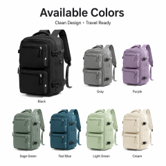 Large Capacity Travel Backpack with Vacuum Compression Bag Waterproof 15.6 Inch Laptop Backpack for Business Trip Men Women