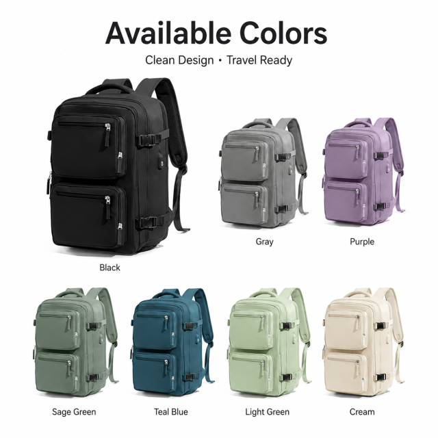 Large Capacity Travel Backpack with Vacuum Compression Bag Waterproof 15.6 Inch Laptop Backpack for Business Trip Men Women
