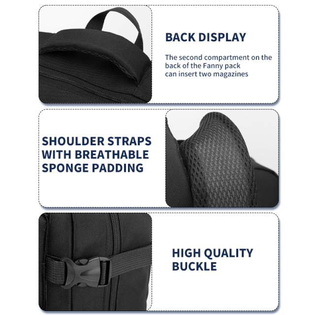 Computer Tactical Backpack with Padded Laptop Sleeve, Durable Oxford Cloth Bag with Breathable Straps