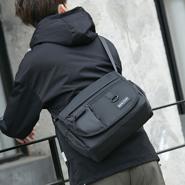 Wholesale Waterproof Geometric Wear-resistant Oxford Crossbody Bag Multi-pocket One Shoulder Sling Bags Vintage Casual