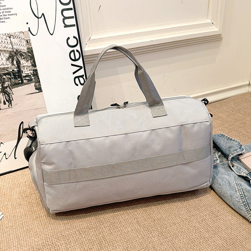 Cross-border Denim Sports Fitness Travel Bag Fashion Leisure Short-distance Independent Shoe Storage Yoga Large Capacity