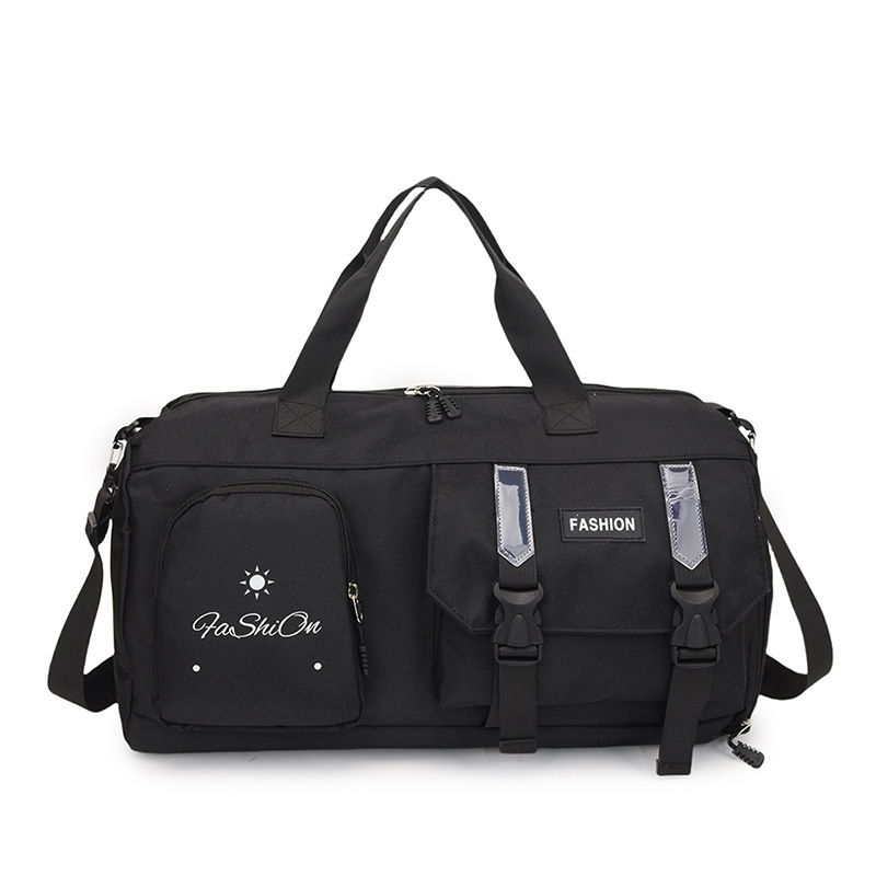Cross-border Denim Sports Fitness Travel Bag Fashion Leisure Short-distance Independent Shoe Storage Yoga Large Capacity