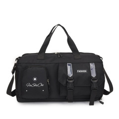 Cross-border Denim Sports Fitness Travel Bag Fashion Leisure Short-distance Independent Shoe Storage Yoga Large Capacity