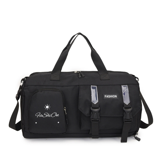 Cross-border Denim Sports Fitness Travel Bag Fashion Leisure Short-distance Independent Shoe Storage Yoga Large Capacity