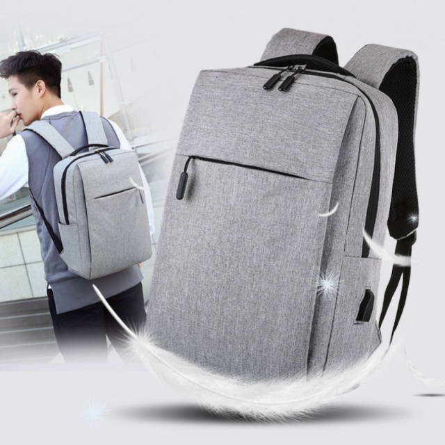 Wholesale Smart Laptop Backpack for Men College Student Light Shoulder Bag Custom Acceptable Business Backpack with USB Port