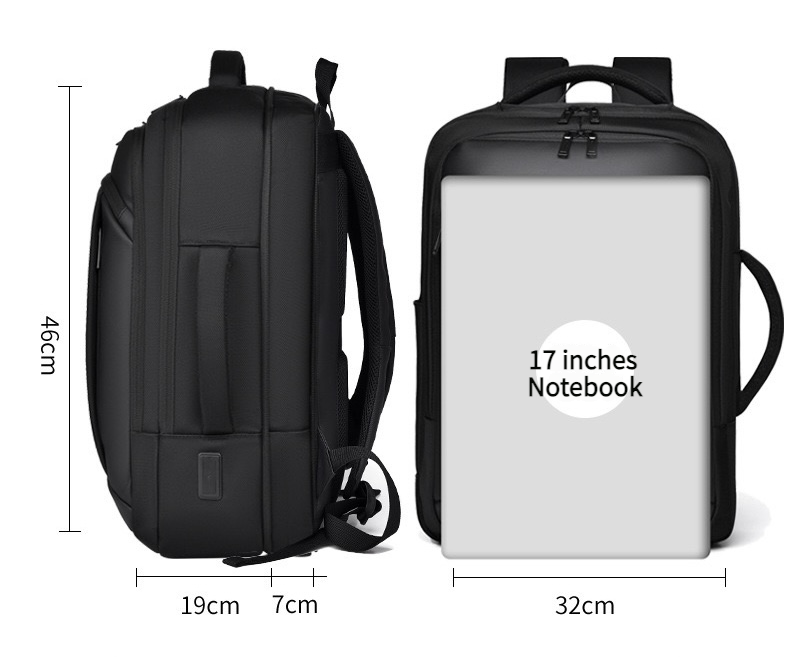 Factory Wholesale Custom Large Capacity Teenage School Bag Lightweight Men's Trip Bag Business Waterproof Laptop Bags