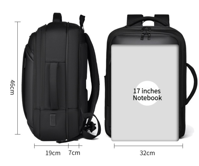 Factory Wholesale Custom Large Capacity Teenage School Bag Lightweight Men's Trip Bag Business Waterproof Laptop Bags