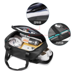 Multifunctional Outdoor Waterproof Duffel Bag Large Capacity Travel Handbag Men's Basketball Football Sports Training Bag