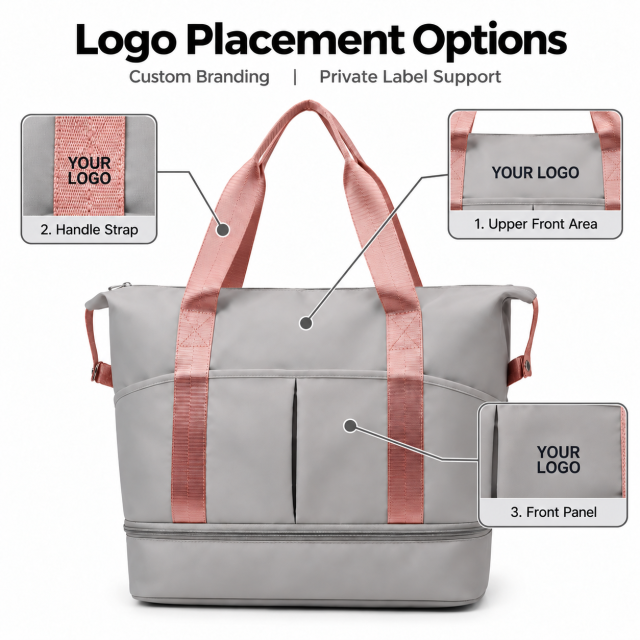 Travel Tote Bag Expandable Travel Tote Bag for Women Large Capacity Wet Dry Pocket Short Trip Overnight Carry on Handbag