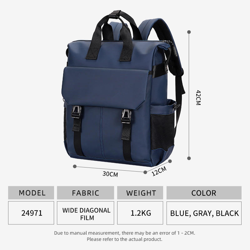 Multi Functional Expandable Laptop Backpack Water Resistant Custom Logo Computer Backpack With Strap Office