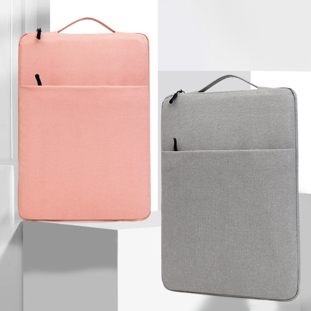 Handheld Business Laptop Sleeve Bag Portable Shockproof Briefcase Laptop Bag Student Notebook Bag for 13 14 15.6 Inch