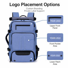 Travel Backpack Outdoor Hiking Daypack Large Capacity Laptop Bag Rucksack with USB Port Men Women