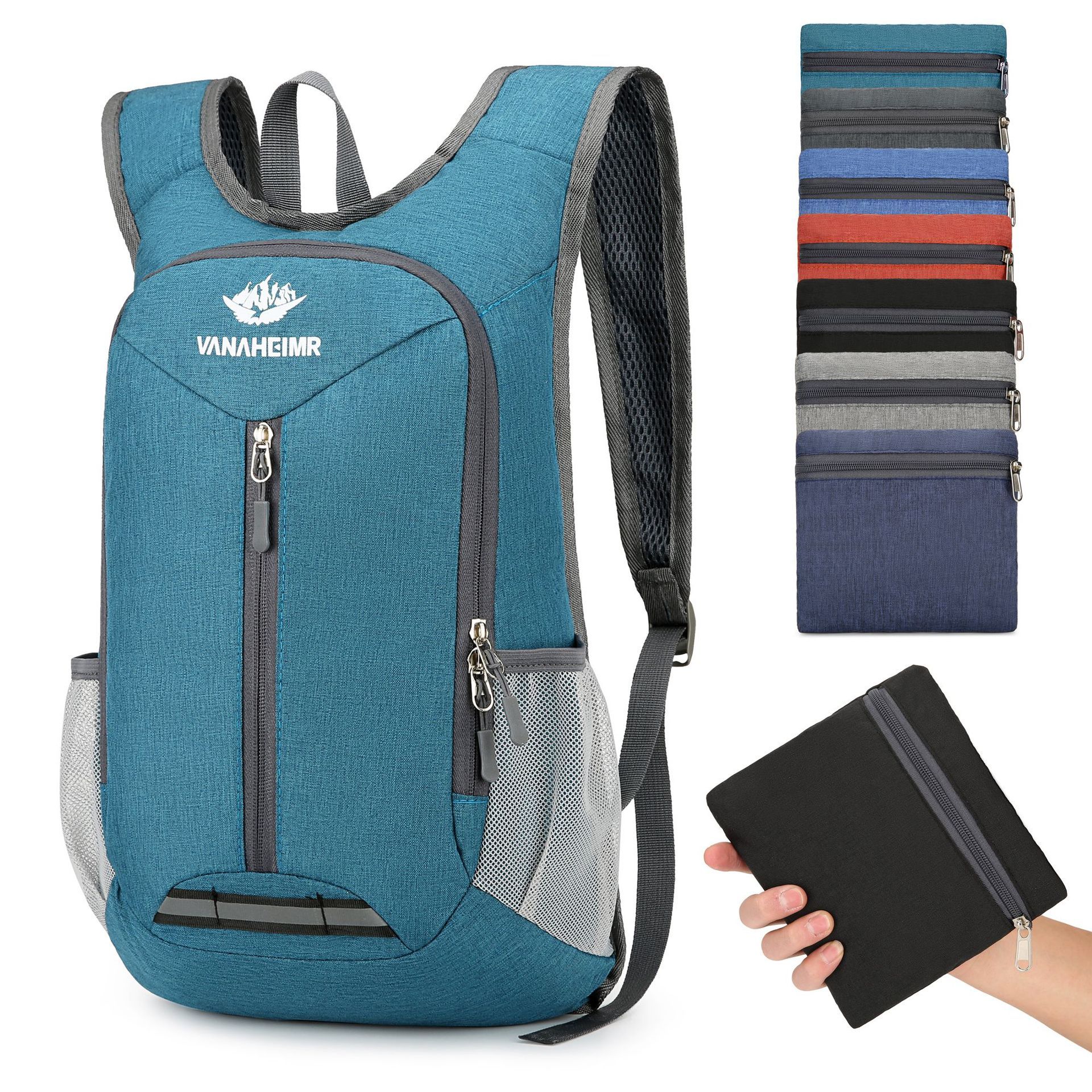 Wholesale Waterproof Outdoor Lightweight Folding  Backpack Unsix Foldable Travel Bags Large Capacity Hiking  Backpack