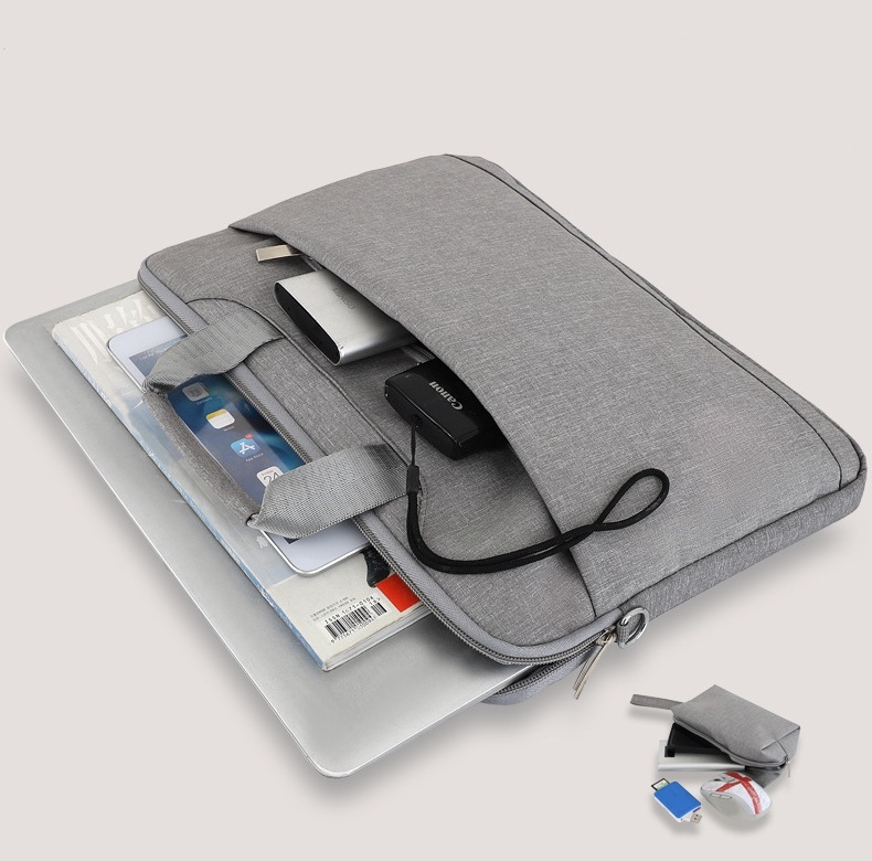New Business Laptop Sleeve Outdoor Waterproof Laptop Bag Portable Lightweight Crossbody Briefcase for 13.3/14/15.6 Inch