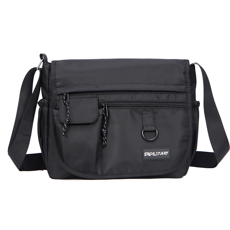 Wholesale Waterproof Geometric Wear-resistant Oxford Crossbody Bag Multi-pocket One Shoulder Sling Bags Vintage Casual