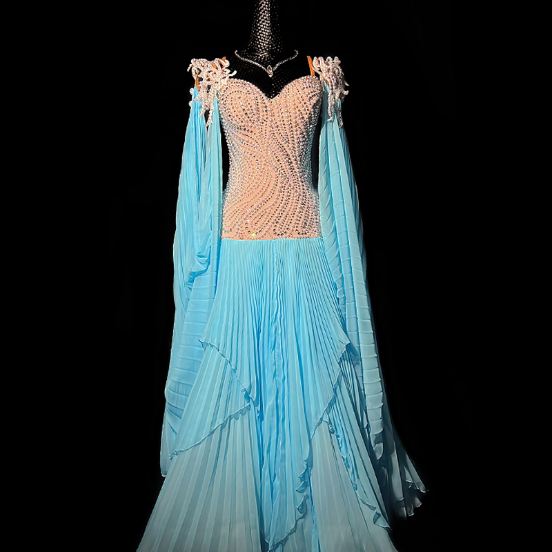 Syl  Ballroom dress with , AB rhinestone