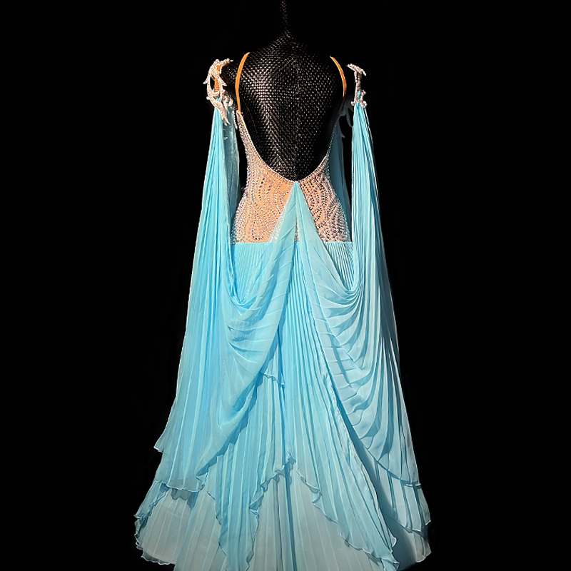 Syl  Ballroom dress with , AB rhinestone