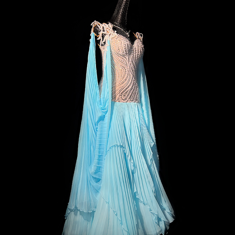 Syl  Ballroom dress with , AB rhinestone