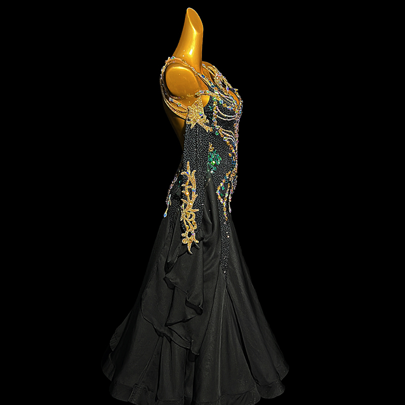 Syl  Ballroom dress with , AB rhinestone