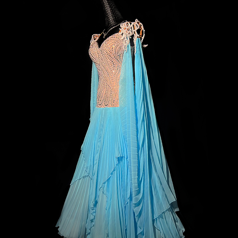 Syl  Ballroom dress with , AB rhinestone