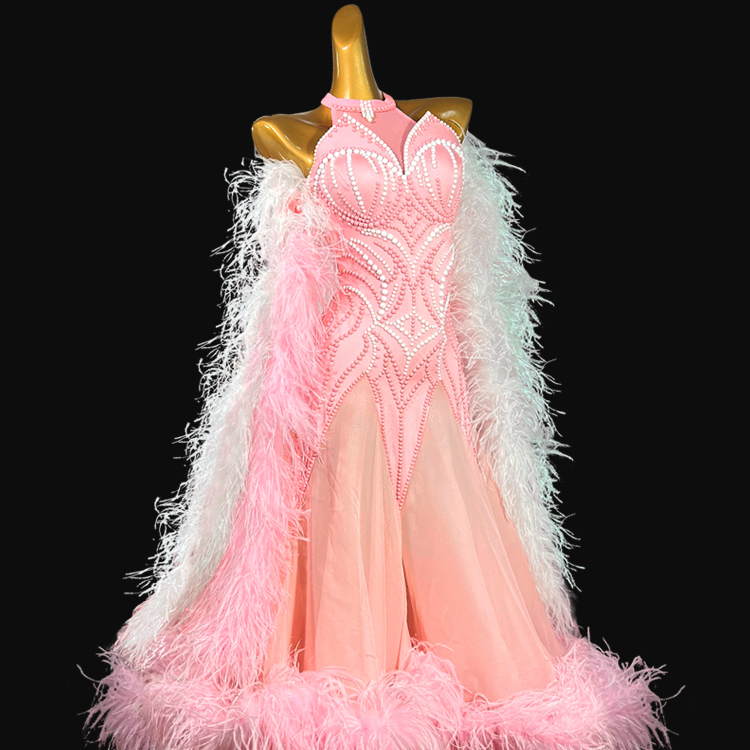 Syl  Ballroom dress with , AB rhinestone &