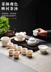 Fine White Porcelain Chinese Tea Set--1
