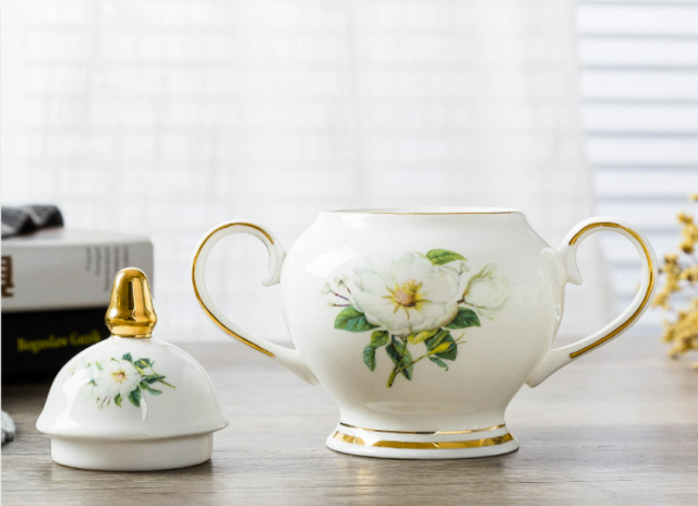 Porcelain Coffee Cup and Saucer Set -3