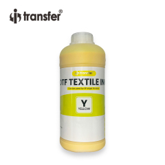 1L Textile Pigment Ink for DTF Printing CMYK + White Ink Dtf Ink Direct Printing on Cotton Any Fabric Materials