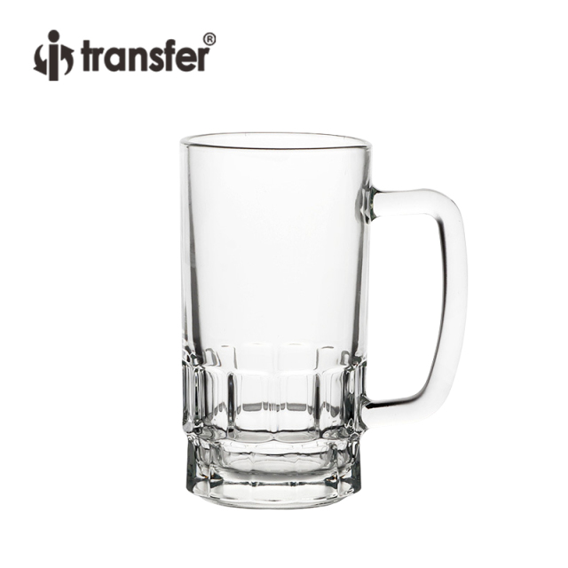 22oz Clear Glass Photo Beer Sublimation Mug