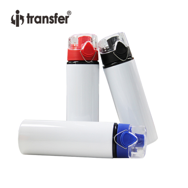 750ml Sublimation Blank Aluminum Water Bottle With Pop Lid
