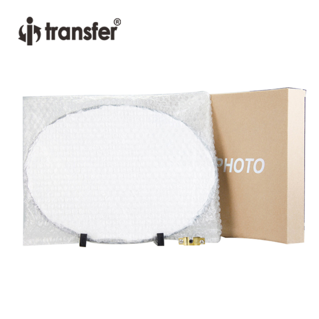 Round Shaped Sublimation Photo Rock Slate