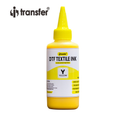Tinta 100ml à base de água branca para impressão em tela têxtil Dtf Pet Tinta PET Tinta branca DTF Film Transfer DTF