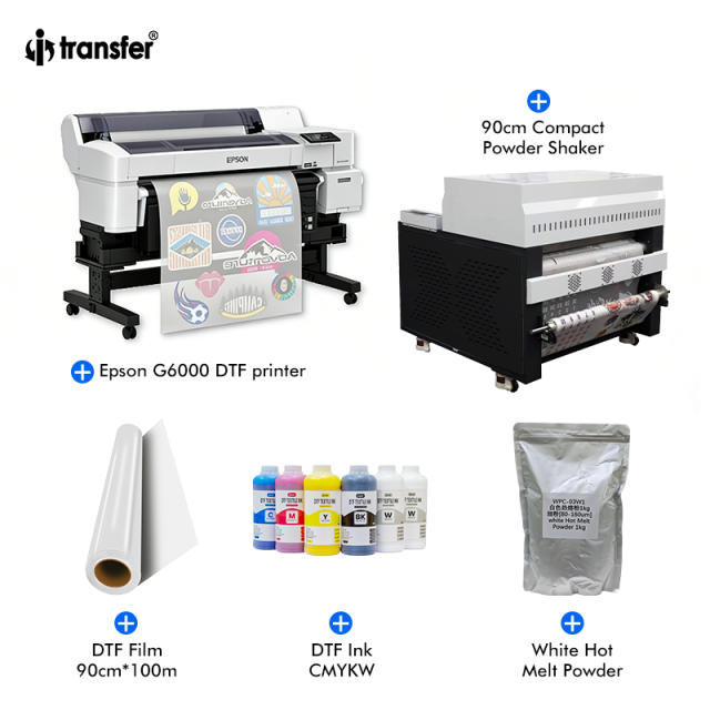 Automatic 90cm Compact Powder For Epson G6070 DTF Printer