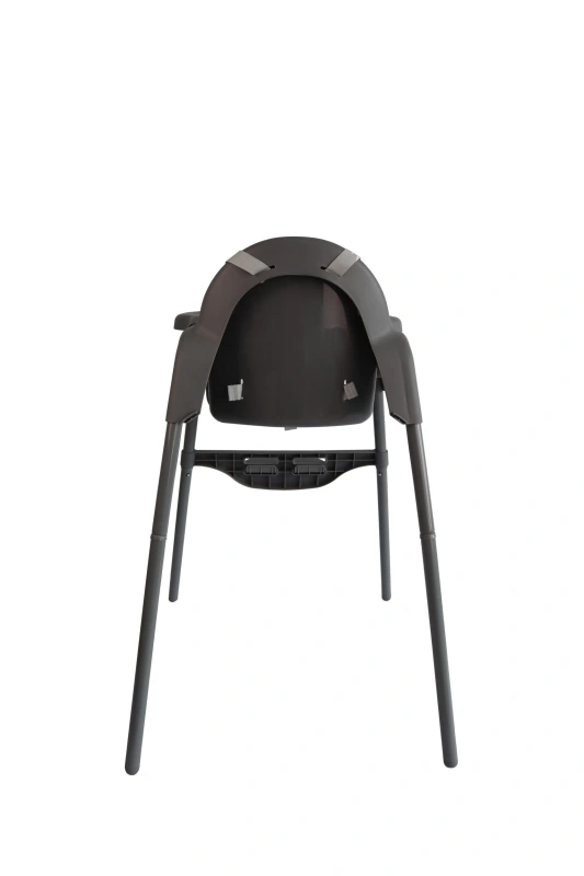 Yalion®High Chair Baby Chair with Tray Height Adjustable Adjustable Foot Pedals Suitable for ages 0-3 children Black