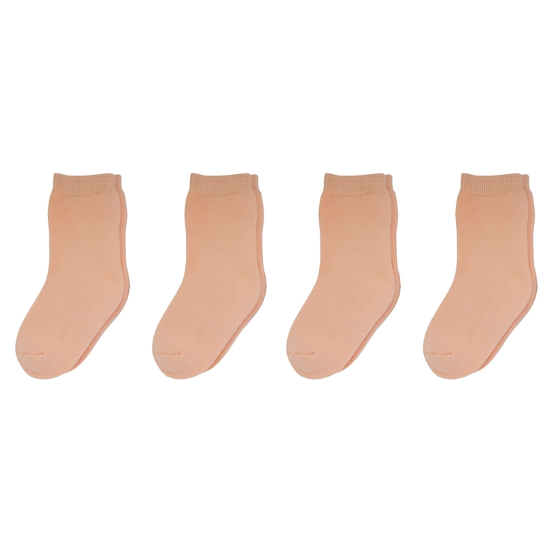 Yalion® Long Socks Soft Children Socks Full Plush (4-Pair) Elastic Indoor Children's Long Socks Warm And Cold Resistant Boys and GirlsMultiple Colors 4-Pair Set