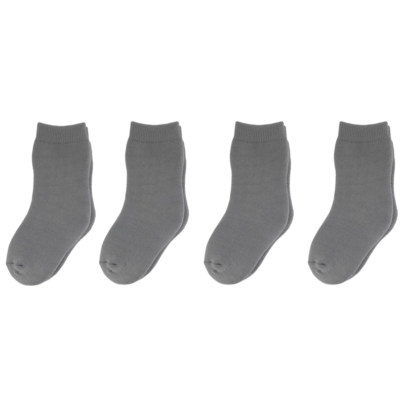 Yalion® Long Socks Soft Children Socks Full Plush (4-Pair) Elastic Indoor Children's Long Socks Warm And Cold Resistant Boys and GirlsMultiple Colors 4-Pair Set