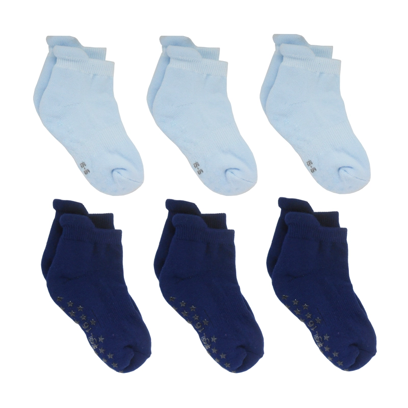 Yalion® Short Socks Soft Children Socks Half Plush (6-Pair) Elastic Indoor Children's Short Socks Warm And Cold Resistant Boys and Girls 6-Pair Set Multiple colors