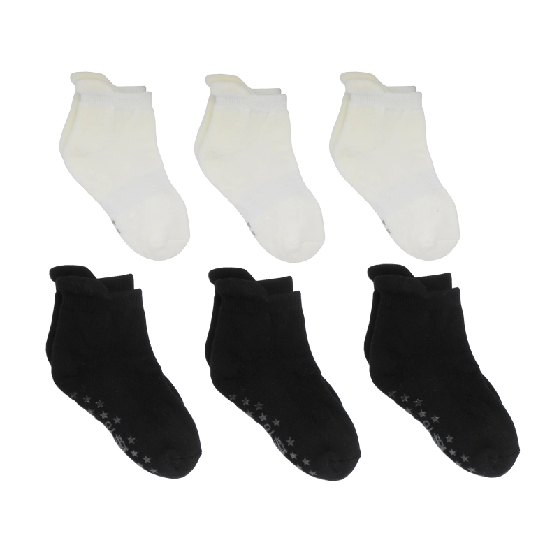 Yalion®Short Socks Soft Children Anti-Russian Socks Half Plush (6-Pair) Elastic Multiple Colors Non-slip