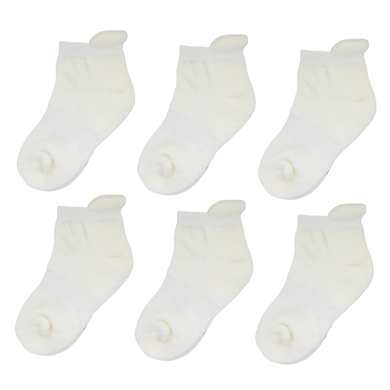 Yalion® Short Socks Soft Children Socks Half Plush (6-Pair) Elastic Indoor Children's Short Socks Warm And Cold Resistant Boys and Girls 6-Pair Set Multiple colors