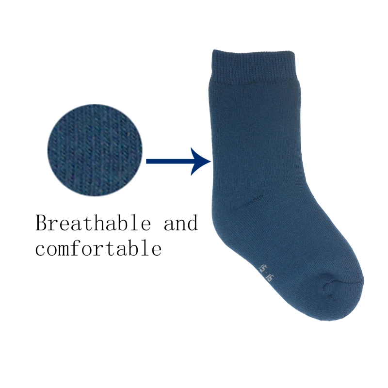 Yalion® Long Socks Soft Children Socks Half Plush (3-Pair) Elastic Indoor Children's Long Socks Warm And Cold Resistant Boys and Girls 3-Pair Set Multiple colors